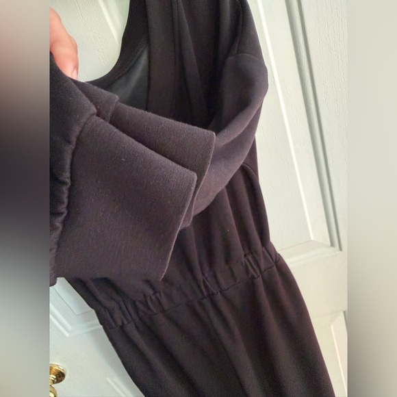 CHICME Size M – Black Open-Back Jumpsuit Women’s, Soft Stretch Minimalist Style - Picture 4 of 16